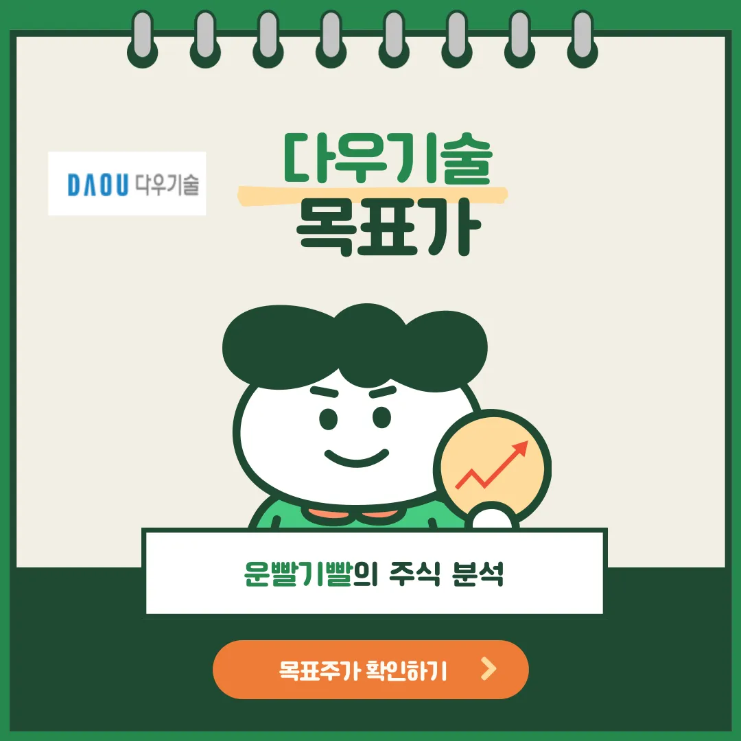 다우기술 목표가