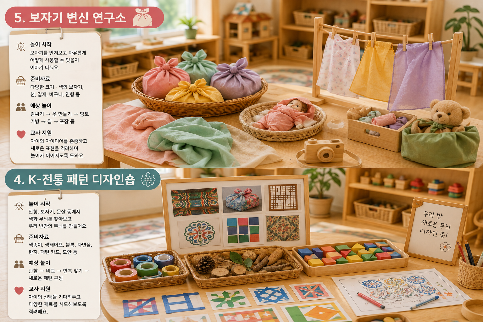 보자기와 전통 패턴 놀이 연구소