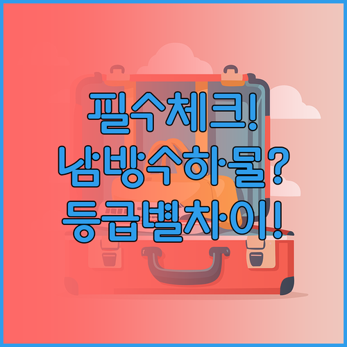 중국남방항공 수하물 규정 한눈에 보기..