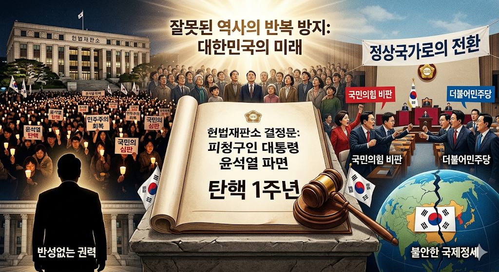 윤석열 탄핵 1년, 정치 변화와 과제