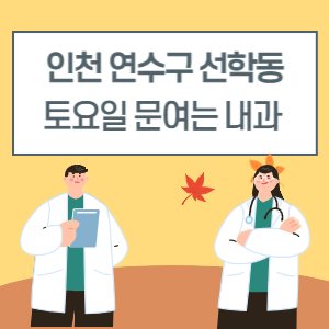 인천 연수구 선학동 토요일 내과 진료 병원 리스트