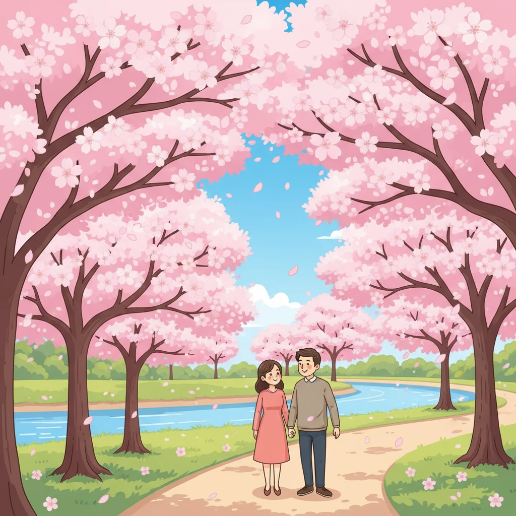 부산 삼락생태공원 벚꽃 실시간 개화 ..