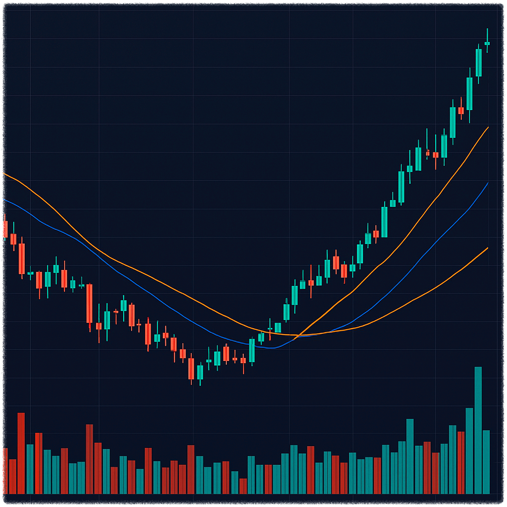주식, 코인 차트 이미지
