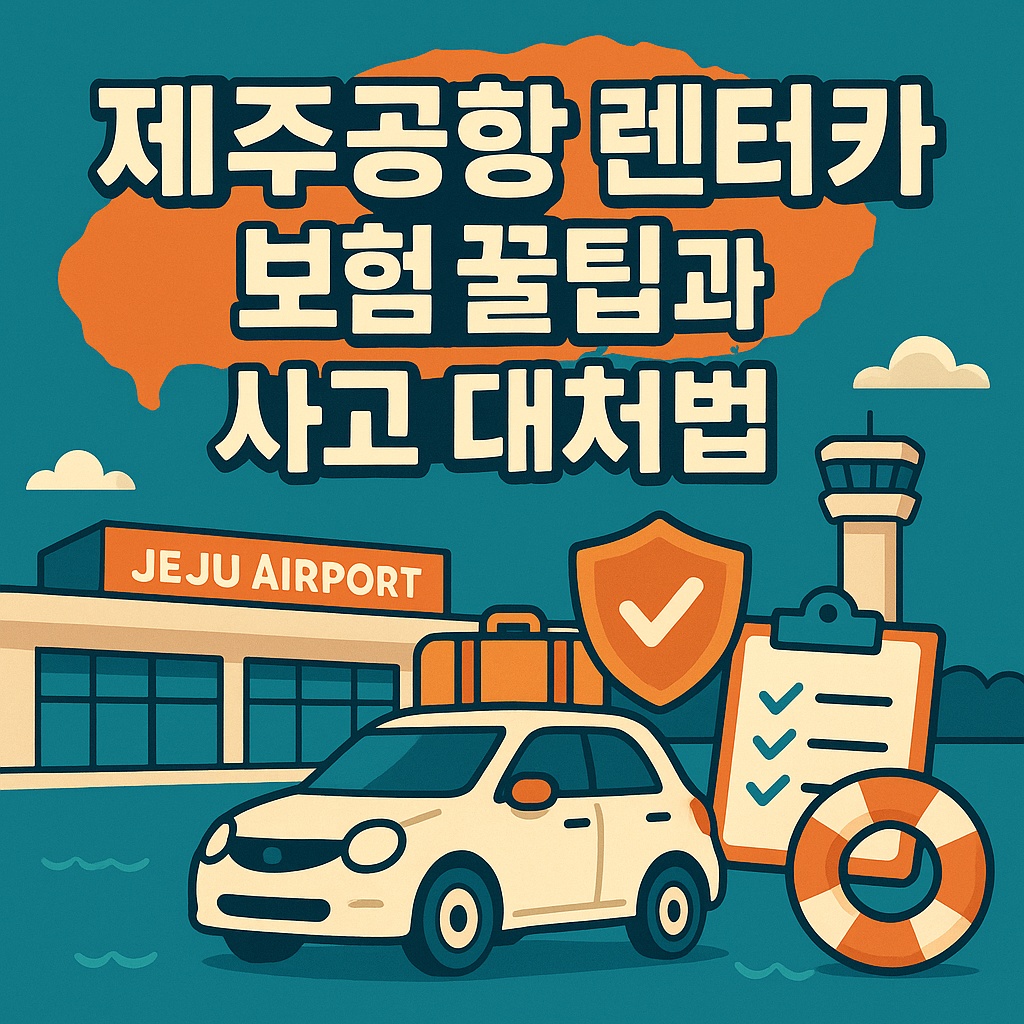 제주공항 렌터카 보험 꿀팁과 사고 대처법