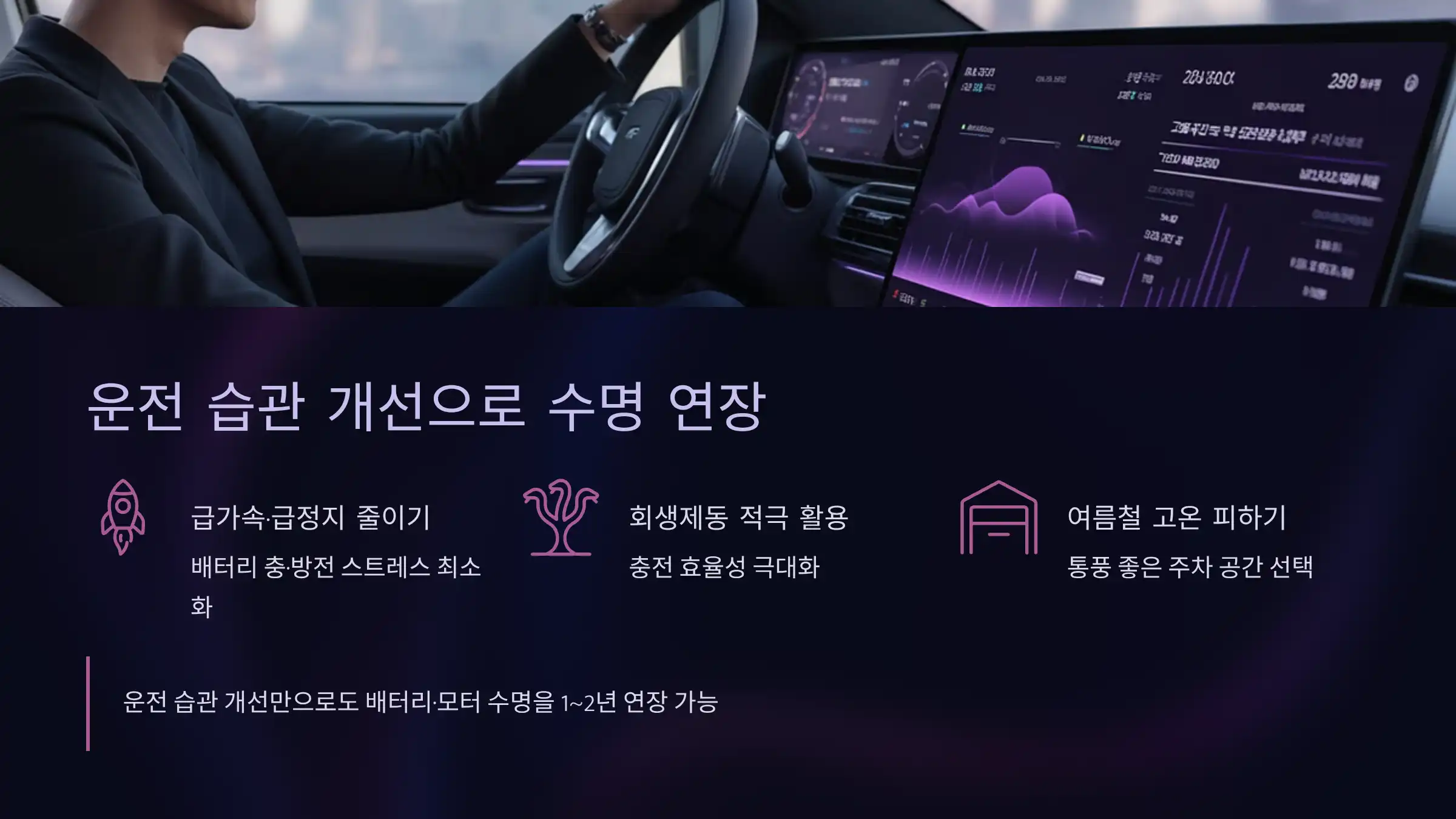 운전 습관 개선으로 수명 연장