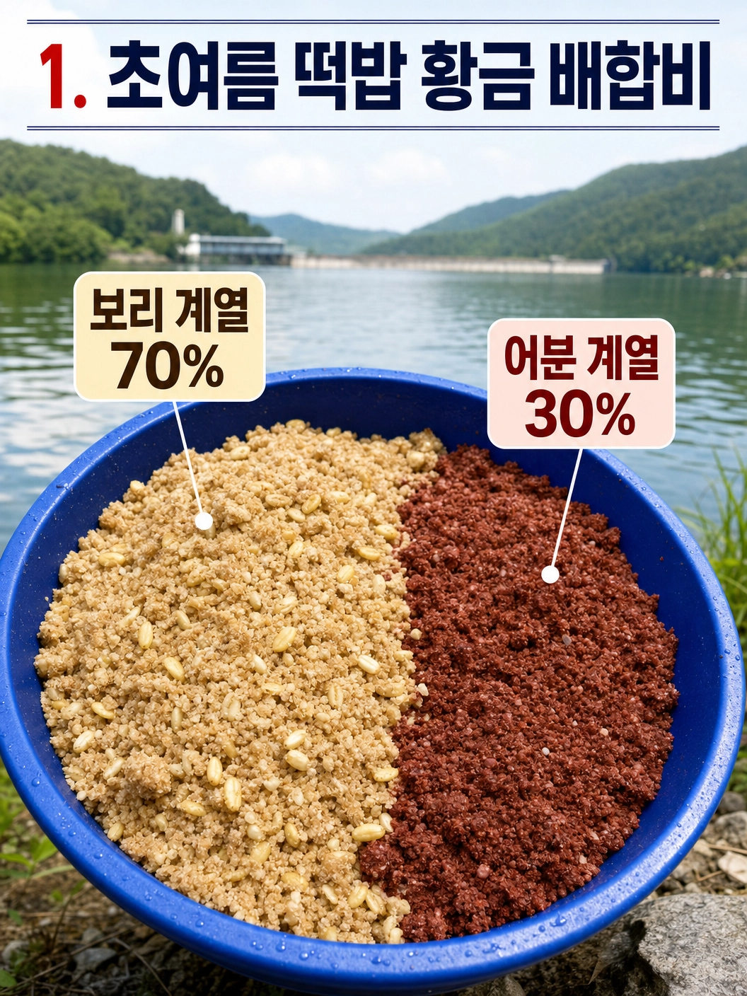 초여름 떡밥 황금 배합비