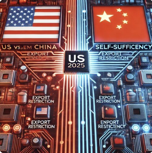 미국 vs 중국 반도체 정책 분석 사진