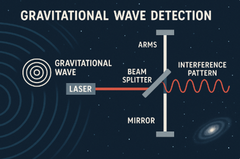 우주 중력파 측정 원리