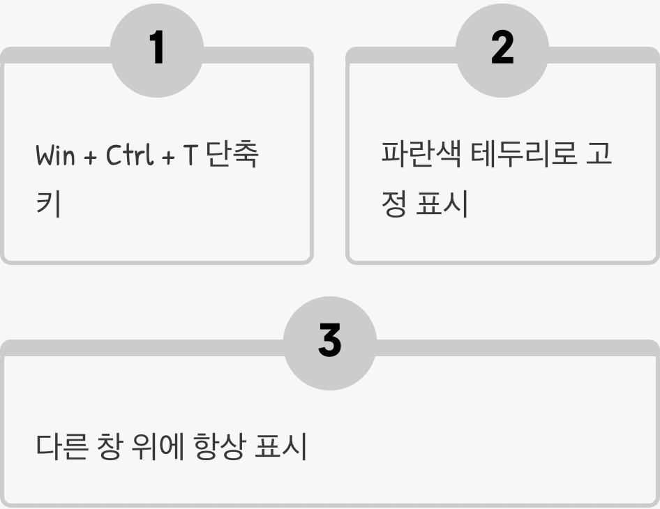 &amp;#39;이 창만은 항상 위에&amp;#39;&amp;#44; Always on Top