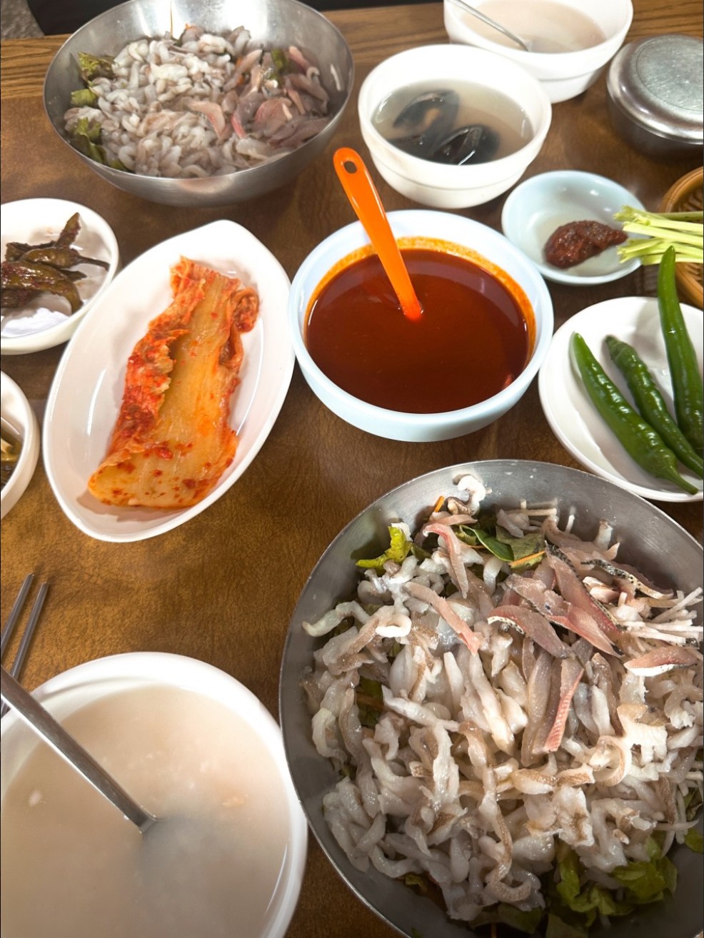 경주 용산 회 식당 메뉴 이미지