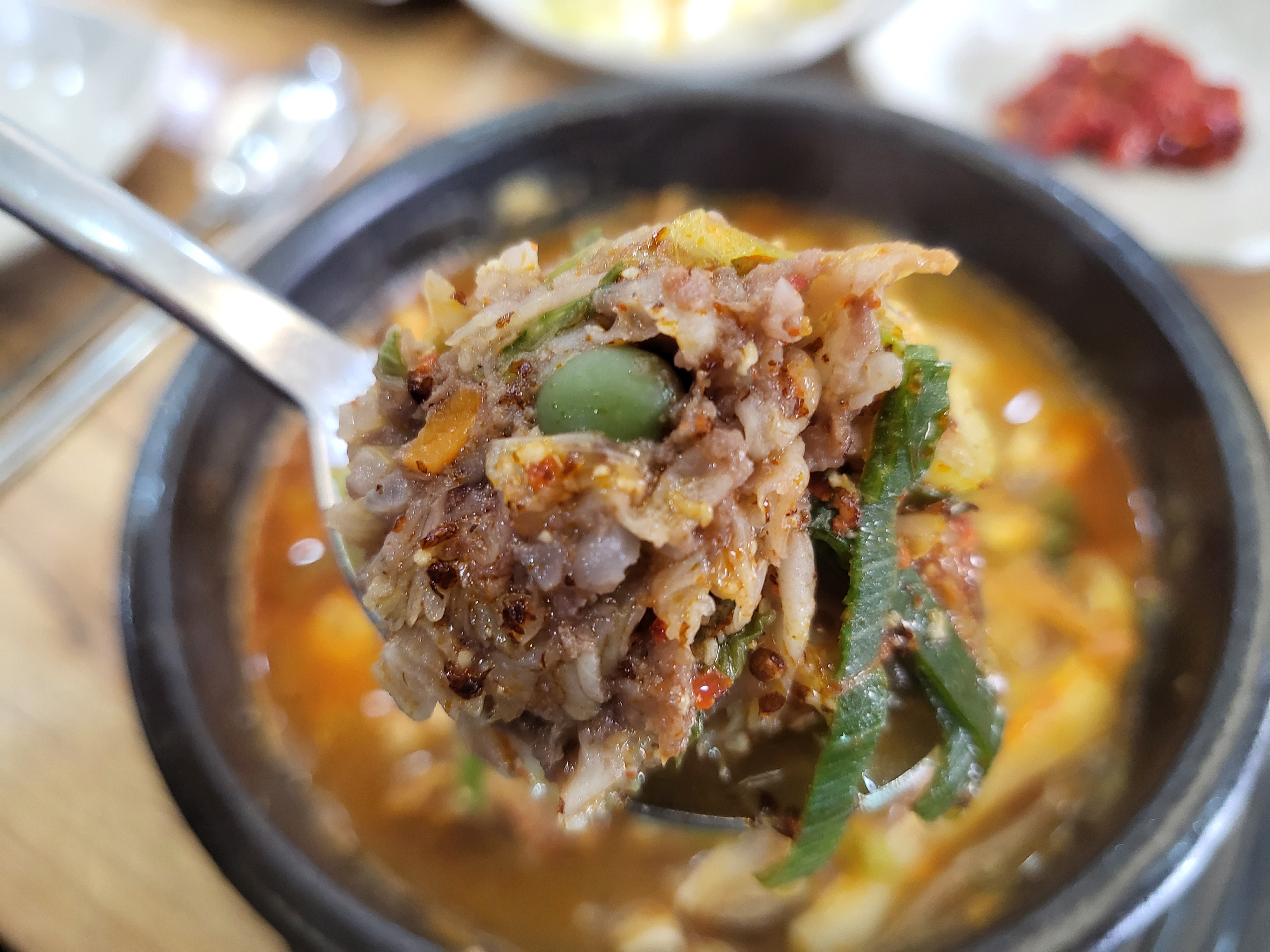 단천식당 - 순대국 클로즈업