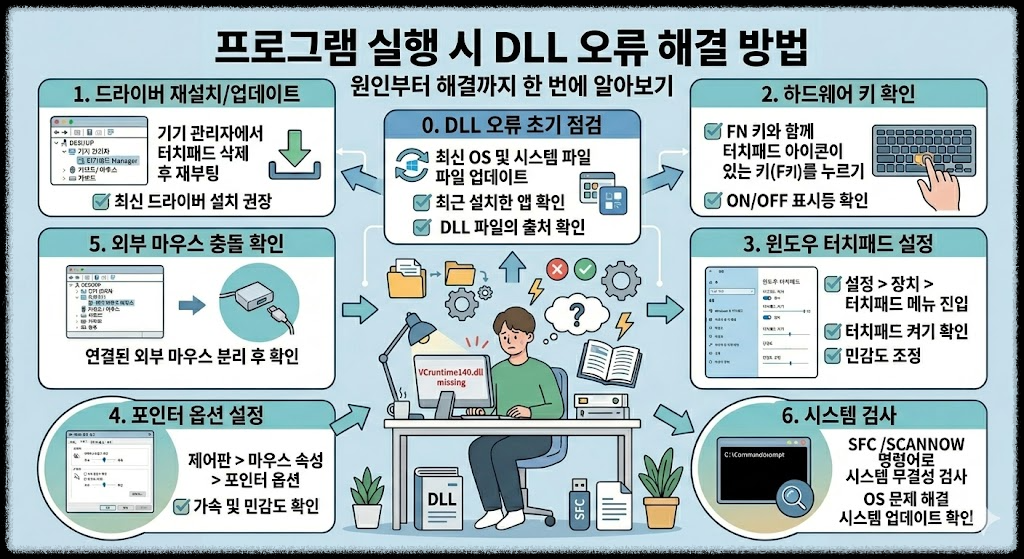 프로그램 실행 시 DLL 오류 해결 방법, 원인부터 해결까지 한 번에 알아보기