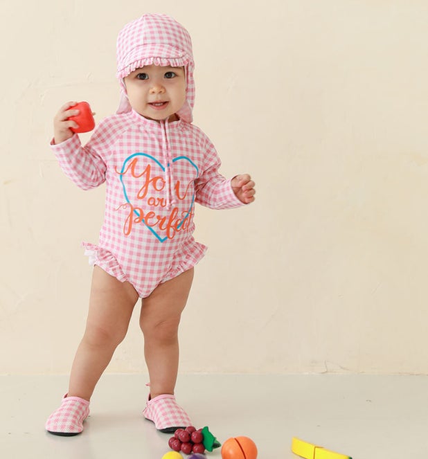 적절한사이즈의유아수영복