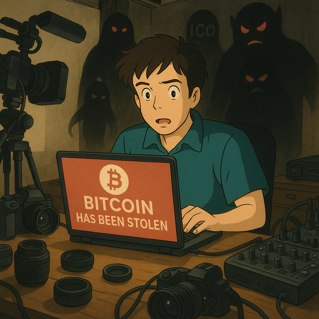 비트코인을 강탈당한 유튜버의 사연 사진