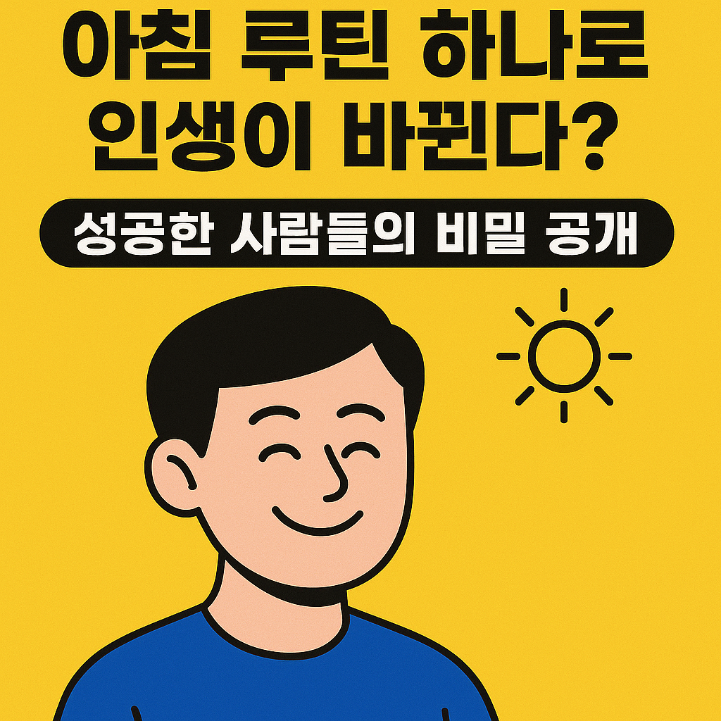 성공한 사람들의 비밀 공개