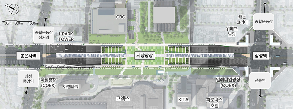 지상·지하공간에 새로운 경험을 선사하는 도시 랜드마크 / 출처: 서울특별시