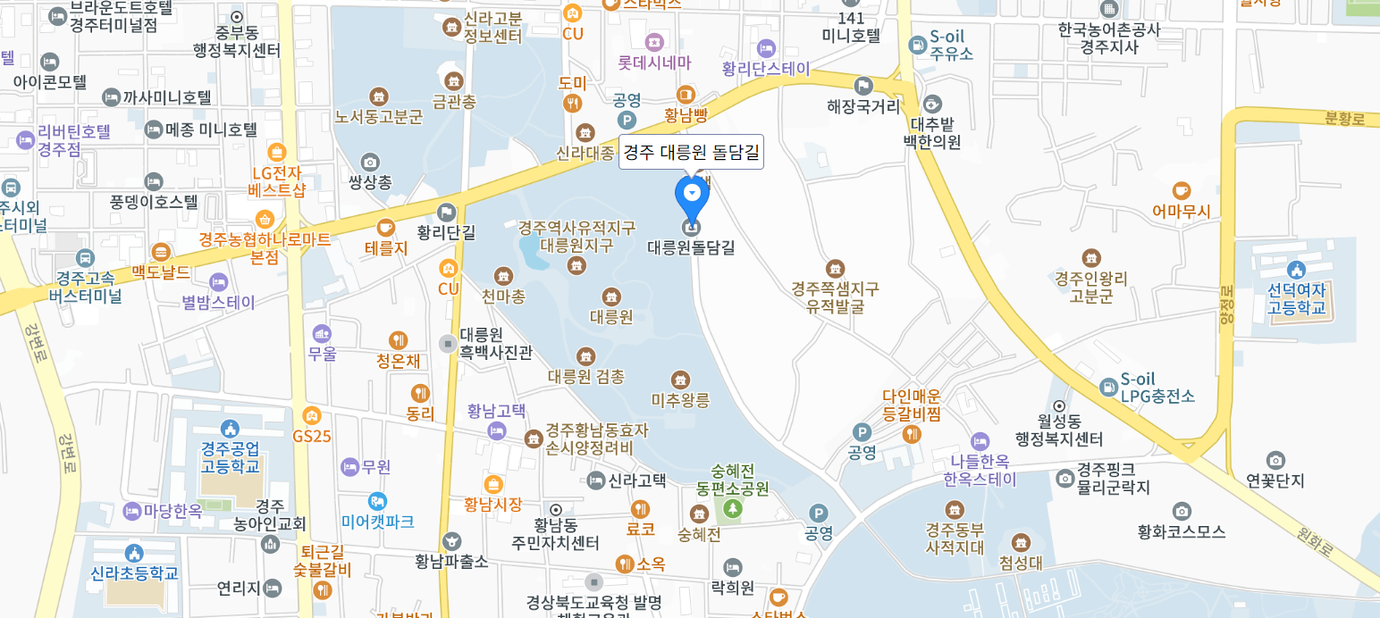 경주 벚꽃축제 위치