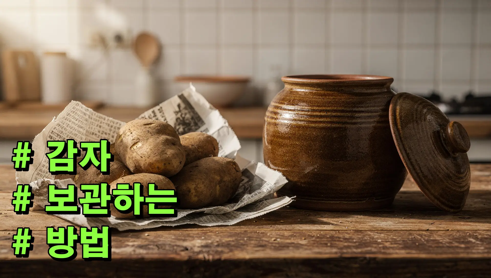 감자 보관하는 방법