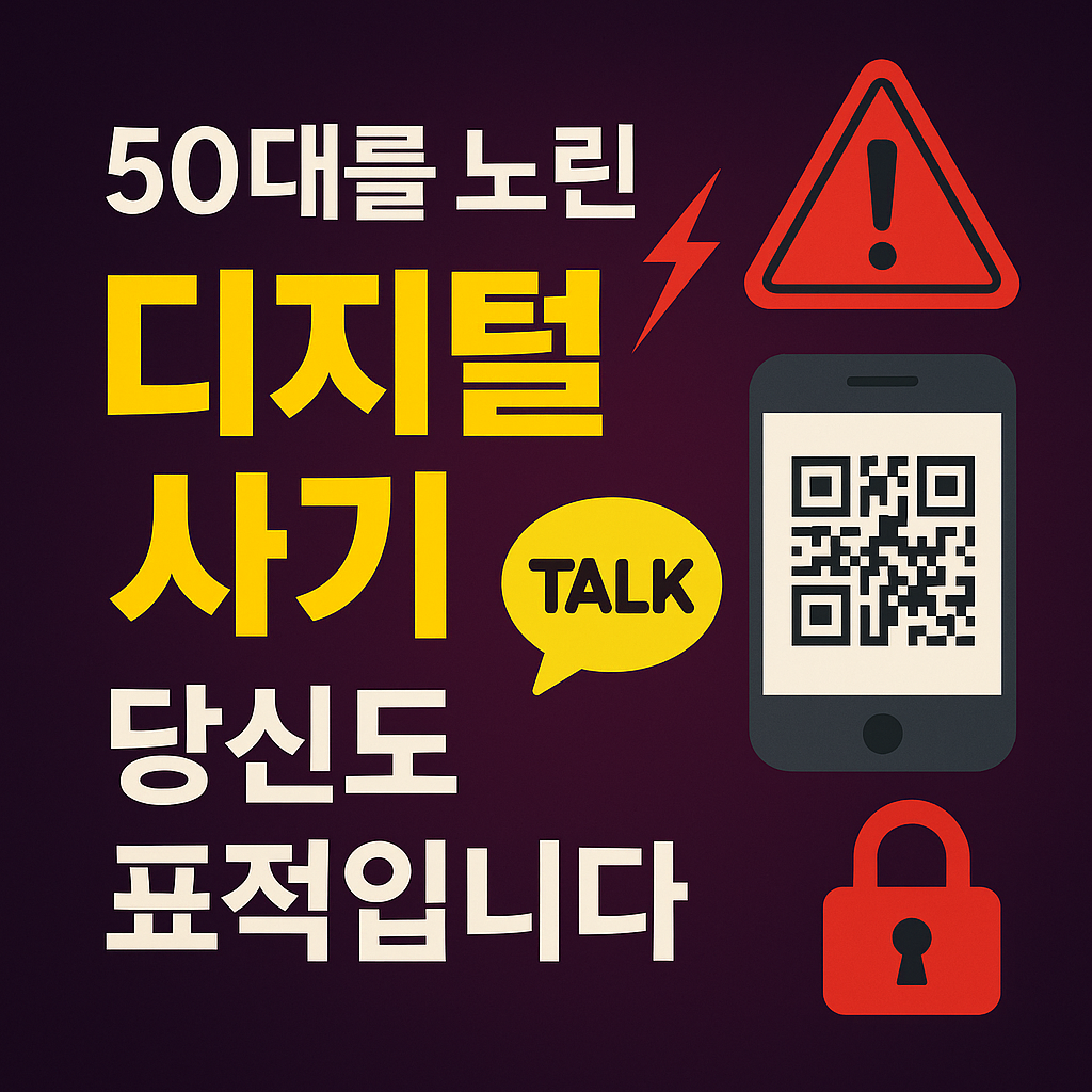 50대를 노리는 디지털 사기 수법 5가지와 완벽 대응 전략