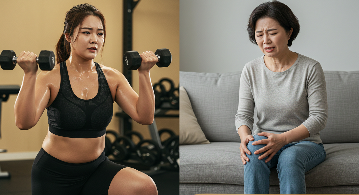 다이어트 또는 관절염