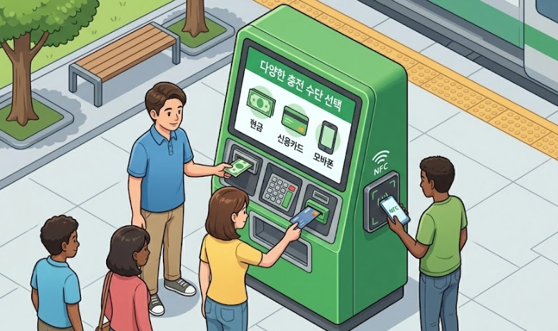 티머니 교통카드 충전 잔액 조회 방법