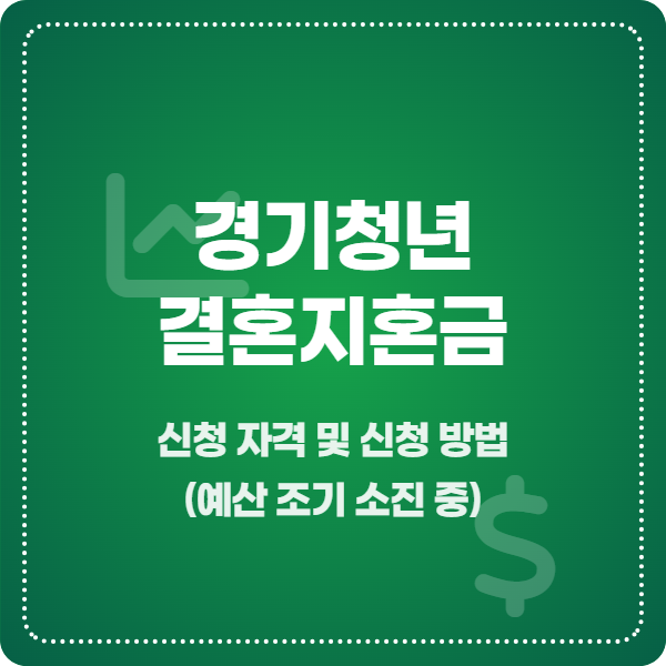 2025 경기청년 결혼지원금