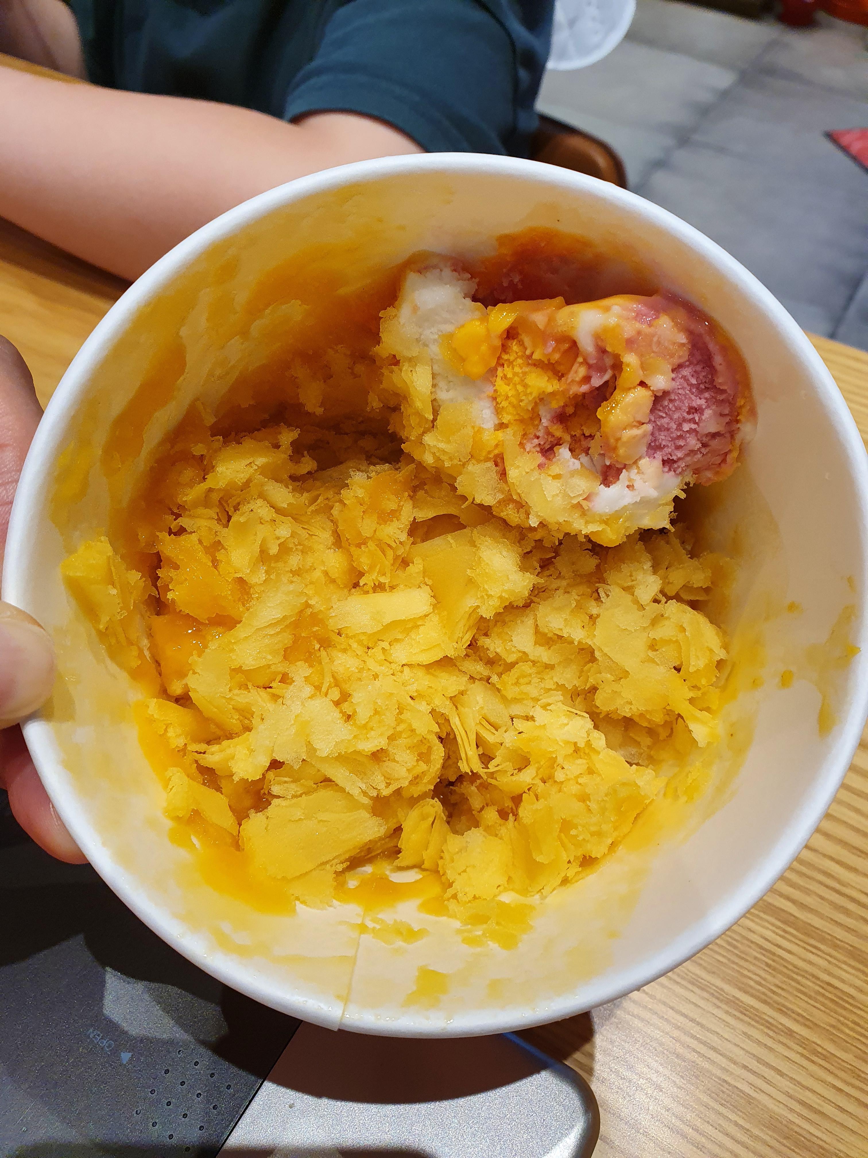 제주한라봉 망고빙수 사진