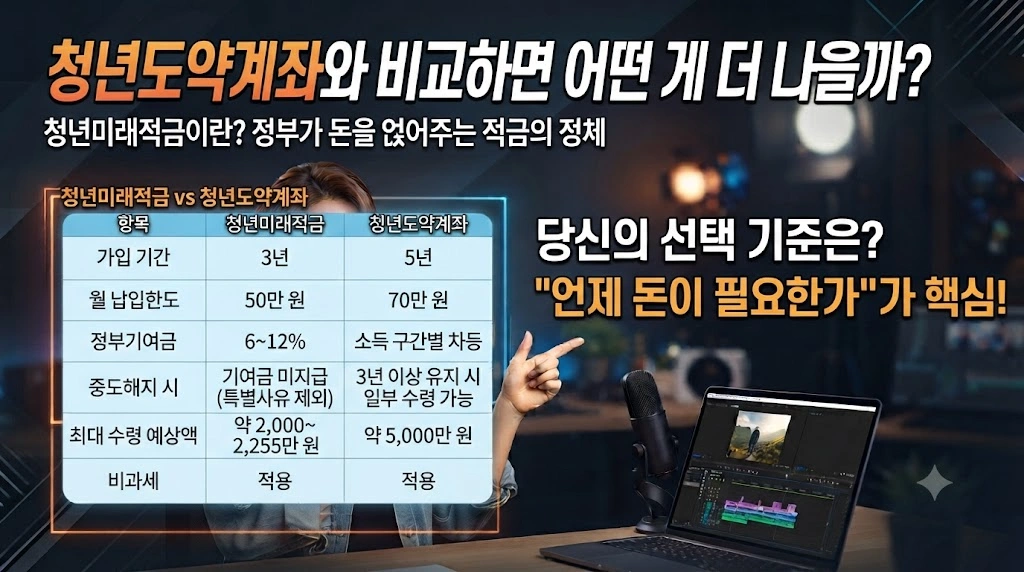 청년도약계좌와 비교하면 어떤 게 더 나을까?