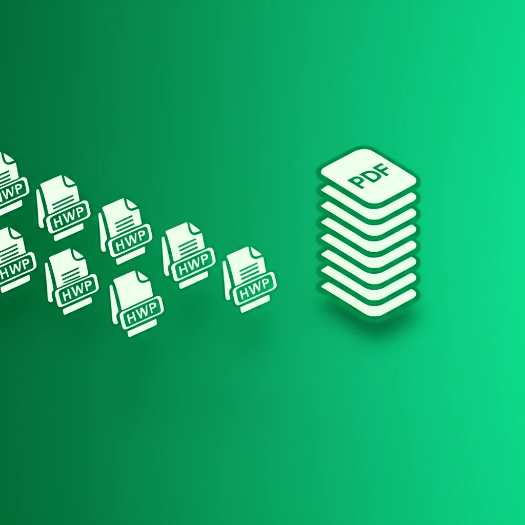 HWP PDF 변환 무료? 2024년..