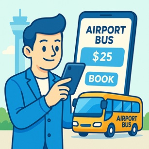 공항버스 예매 어플, 예약 방법