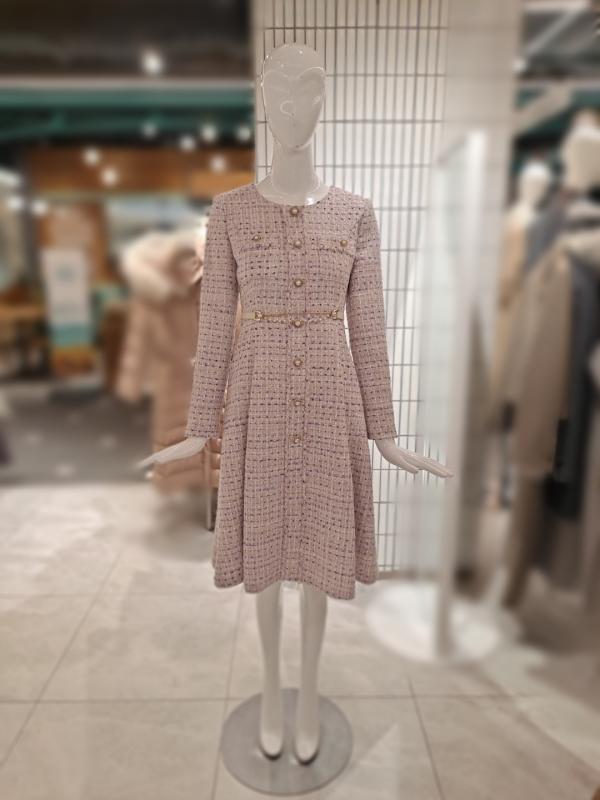 JJ지고트 펄 프린지 트위드 원피스 GMCA0OP59