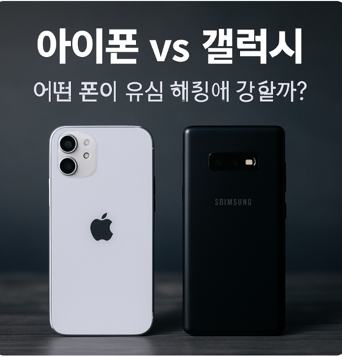 아이폰과 갤럭시 유심해킹에 더 강한 스마트폰은?