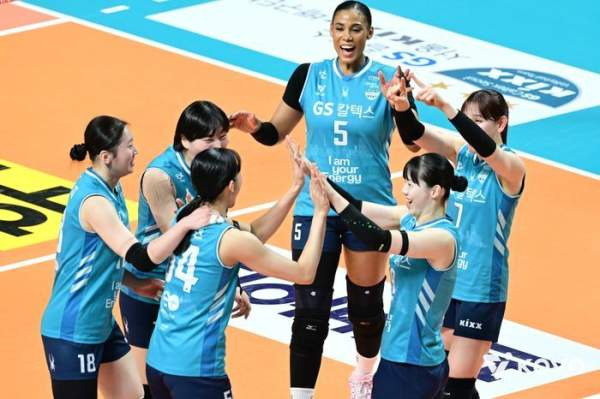 GS칼텍스 실바 선수의 트리플 크라운 달성 축하 기념 공식 그래픽