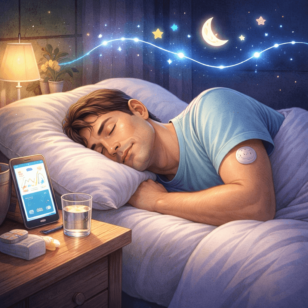 수면과 혈당 관련 이미지