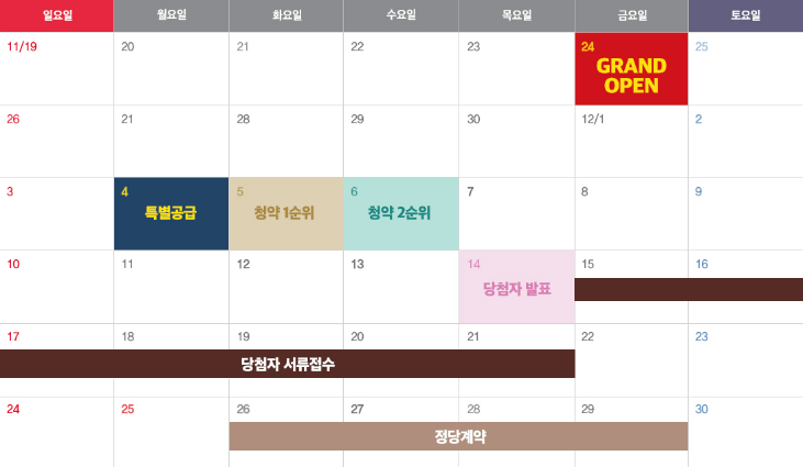 분양일정