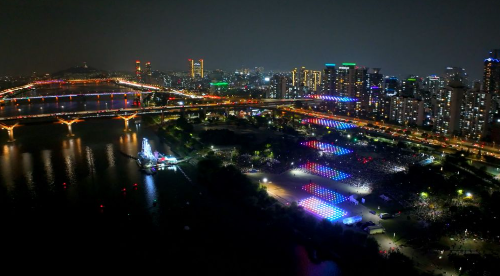 한강드론쇼 뚝섬 드론쇼