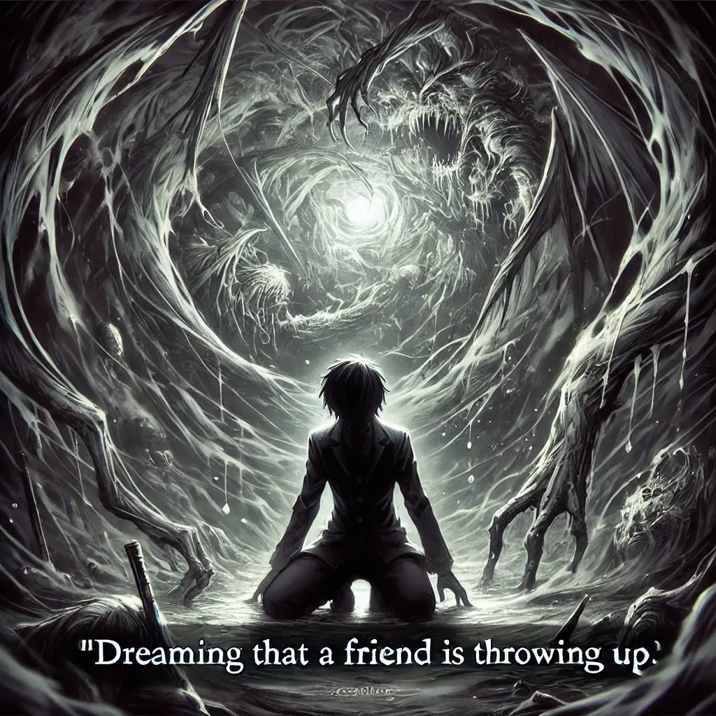 친구가 토하는 꿈 해몽