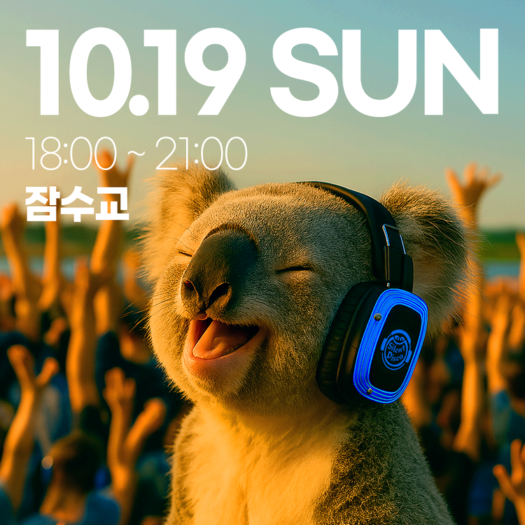 한강 무소음 DJ 파티