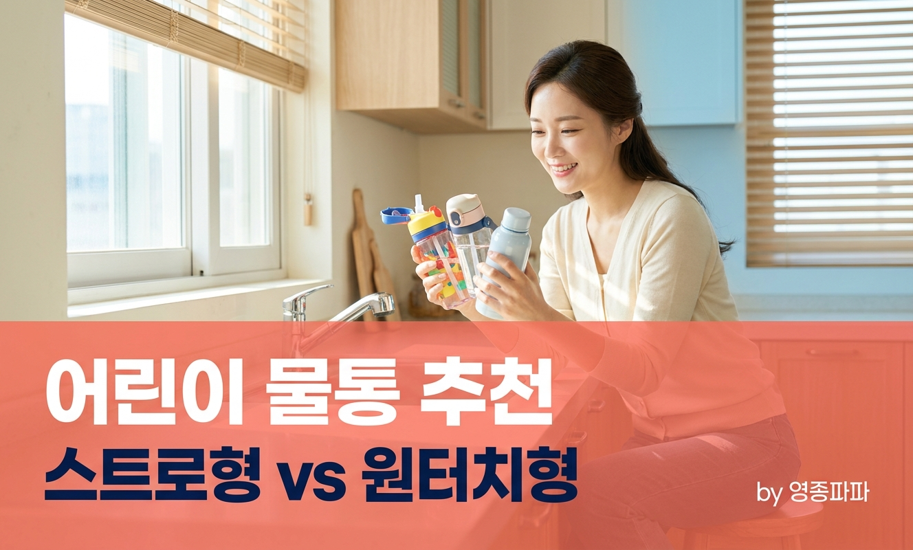 어린이 물통 유형 비교