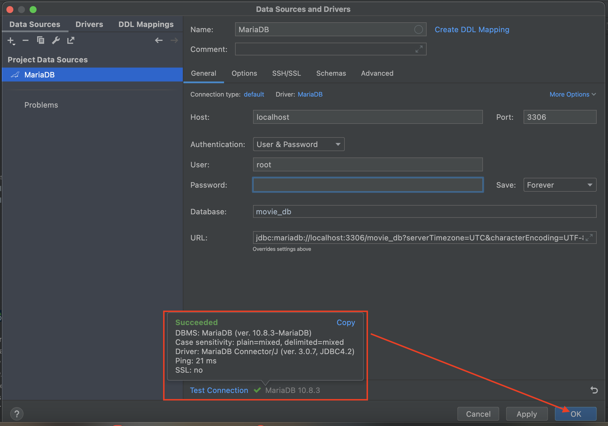IntelliJ DB Tool 사용법