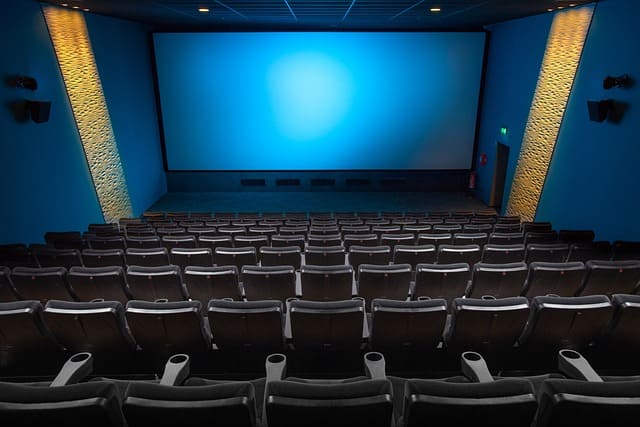 Movie theater&amp;#44; Room&amp;#44; Movie