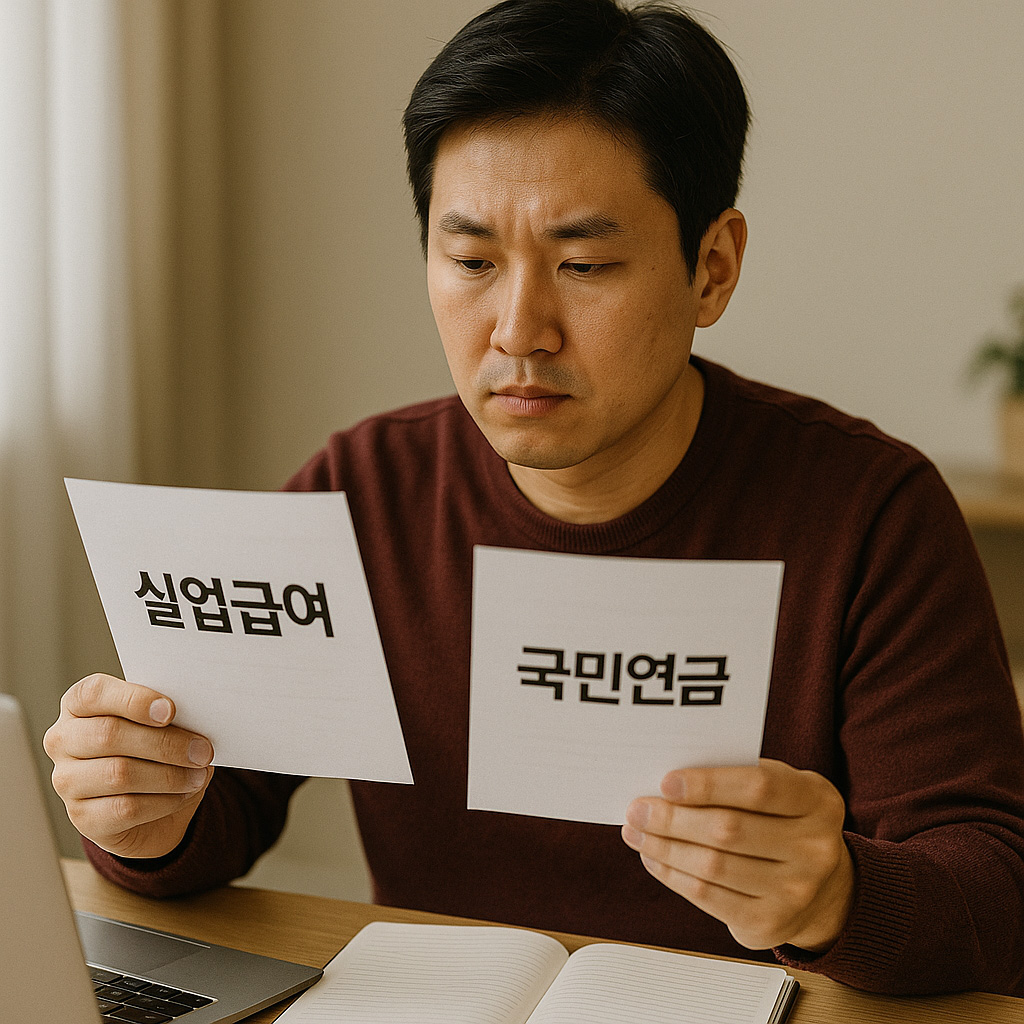 실업급여와 국민연금