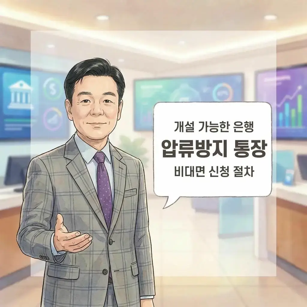 2026 신설 생계비 계좌 압류방지 통장 비대면 개설 완벽 가이드 아바타 이미지