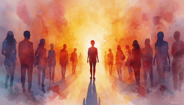 ESFJ의 염려는 사랑을 지키려는 마음에서 비롯되지만, 자기 자신을 존중하는 태도가 더 깊은 관계를 가능하게 만듭니다에 관한 그림입니다