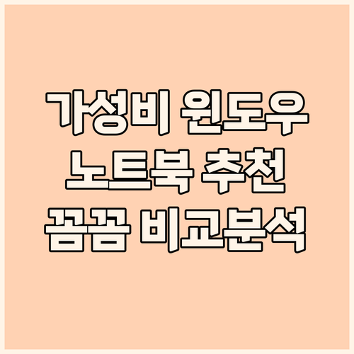 가성비 윈도우 노트북 추천 베이직스 ..