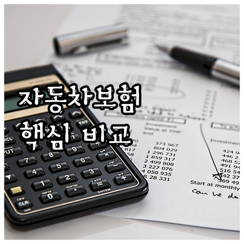 자동차보험 현명하게 고르는 법 핵심 