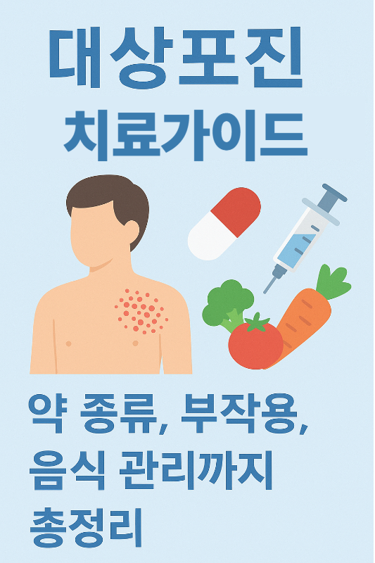 대상포진 치료 가이드 - 약 종류, 부작용, 음식 관리까지 총정리