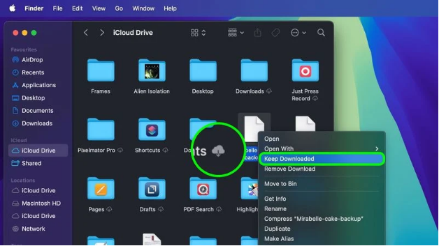 iOS 18과 macOS Sequoia에 새로 추가된 iCloud 'Keep Downloaded' 옵션