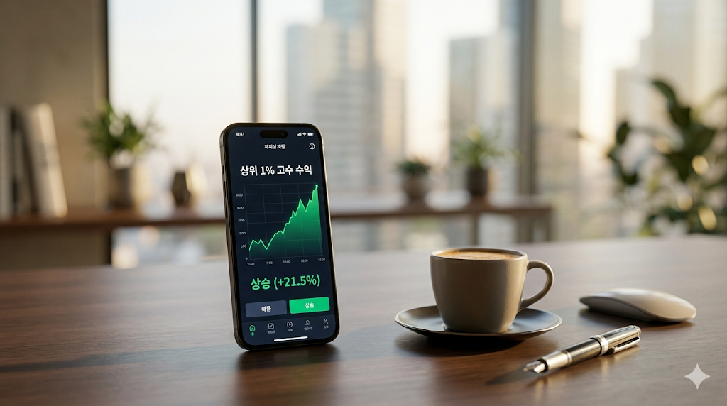 주식 상위 1% 고수 스마트폰 매매 수익