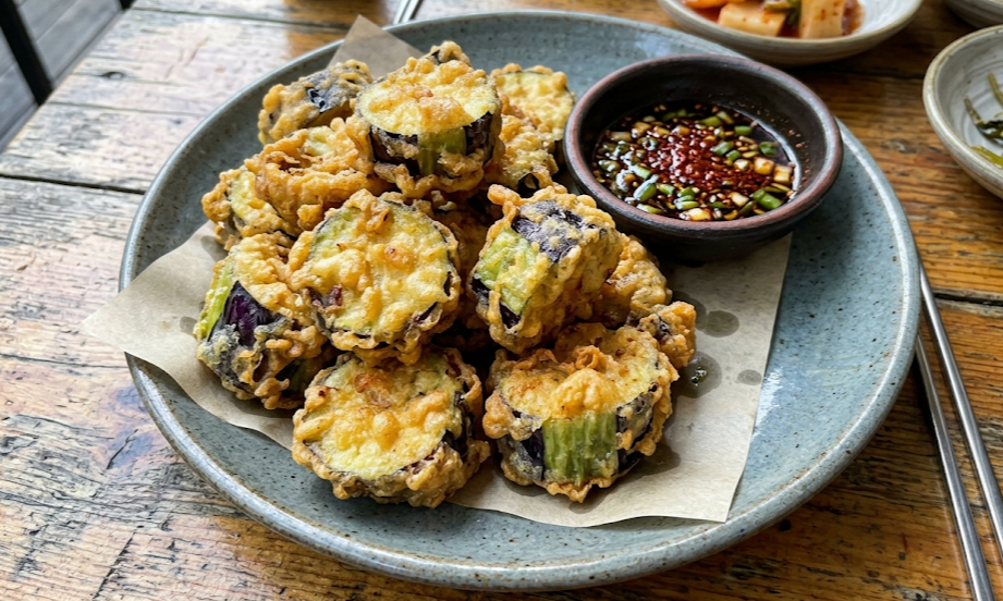 가지튀김 바삭하게 만드는 법 (전분, 180도 튀김, 실패 이유까지)